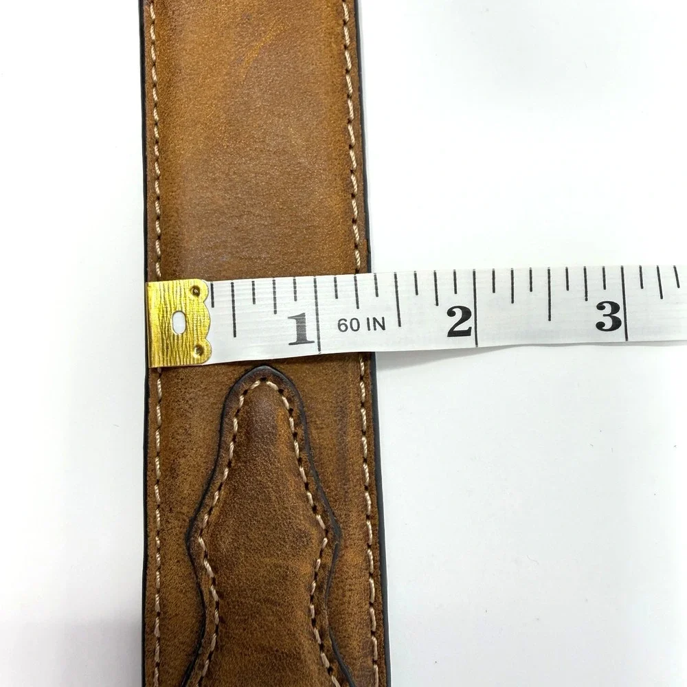Nocona Belt Co Western Leather Belt‎ Brown Size 50